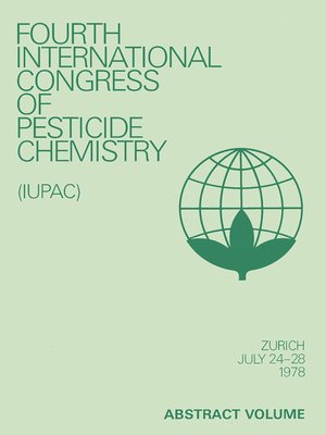 cover image of Advances in Pesticide Science